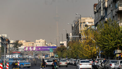 هوای تهران در مرز آلودگی است