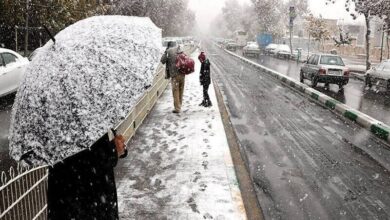 بارش برف و باران تا چه روزی در تهران ادامه دارد؟ | دمای پایتخت به