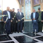 ادای احترام استاندار تهران به شهدای گمنام ورامین