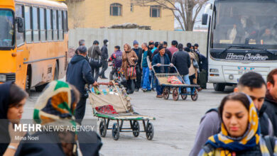 جابه‌جایی بیش از یک میلیون و ششصد هزار مسافر از طریق ناوگان مسافربری هرمزگان