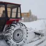 برف‌روبی در محورهای اصلی و روستایی شهرستان پاوه ادامه دارد