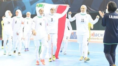فوتسال بانوان کافا؛ ایران با ۱۰ گل قرقیزستان را شکست داد فوتسال بانوان کافا؛ ایران با ۱۰ گل قرقیزستان را شکست داد