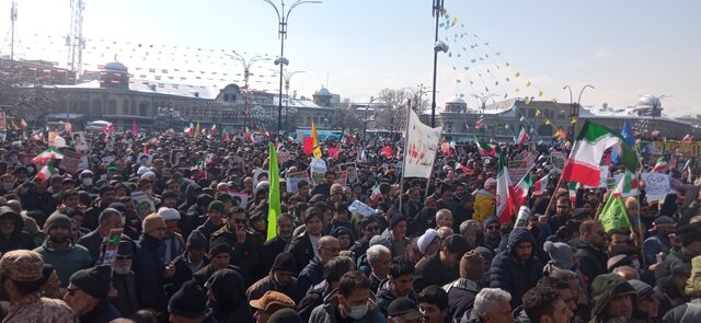 حضور باشکوه مردم سراسر کشور در راهپیمایی ۲۲بهمن