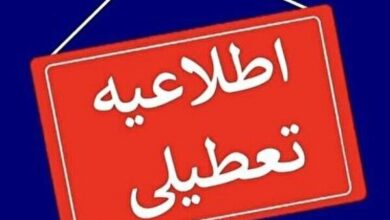 ادارات فارس ۲۴ بهمن تعطیل و مدارس مجازی شدند