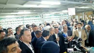 حضور پزشکیان در شهرک صنعتی قرچک