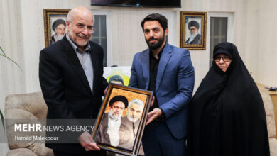 مراسم چهلمین روز شهادت سردار مصطفی عبداللهی در مسجد صفا تهران