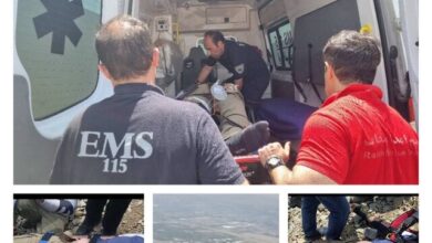 نجات معجزه‌آسا در ارتفاعات صعب‌العبور تهران: خلبان پاراگلایدر از مرگ نجات یافت!
